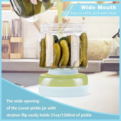 Glass kraut juice separator - glass,